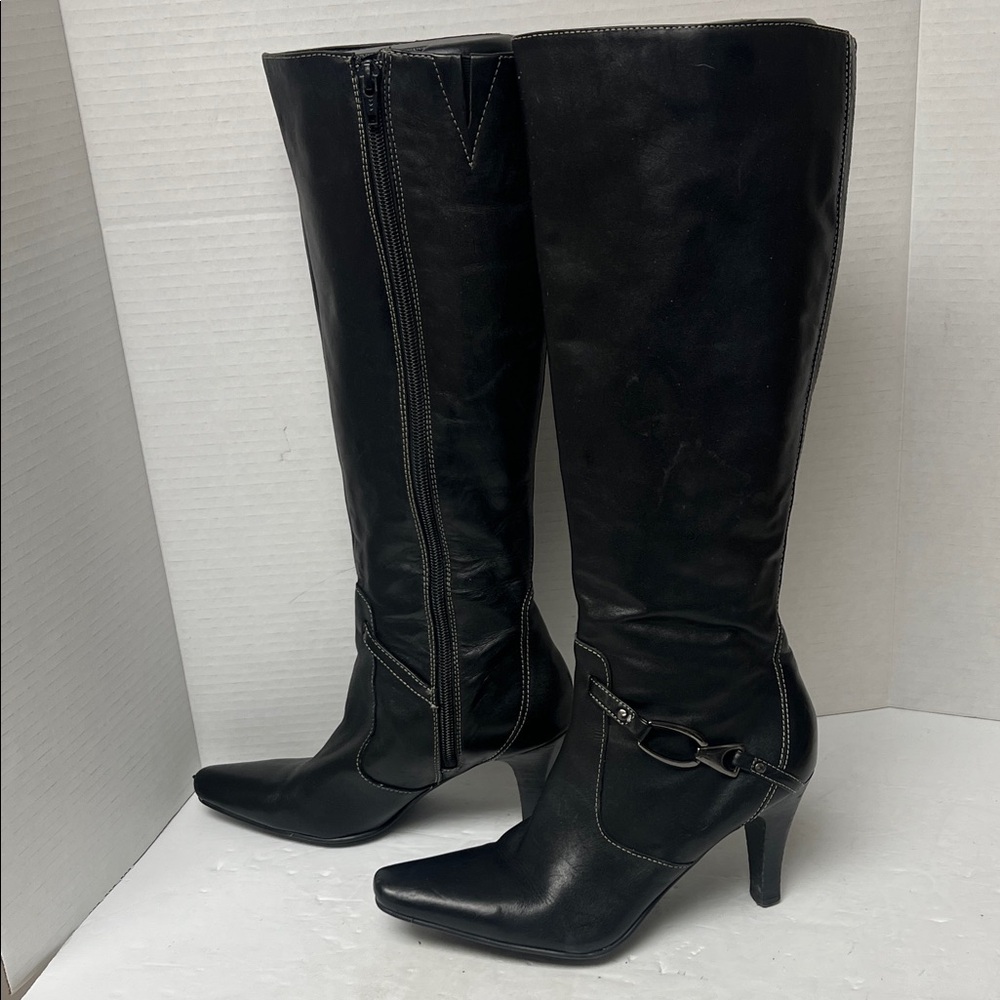 Worthington Black Heeled Boots